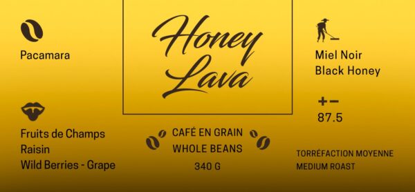 Honey Lava - Pacamara Black Honey